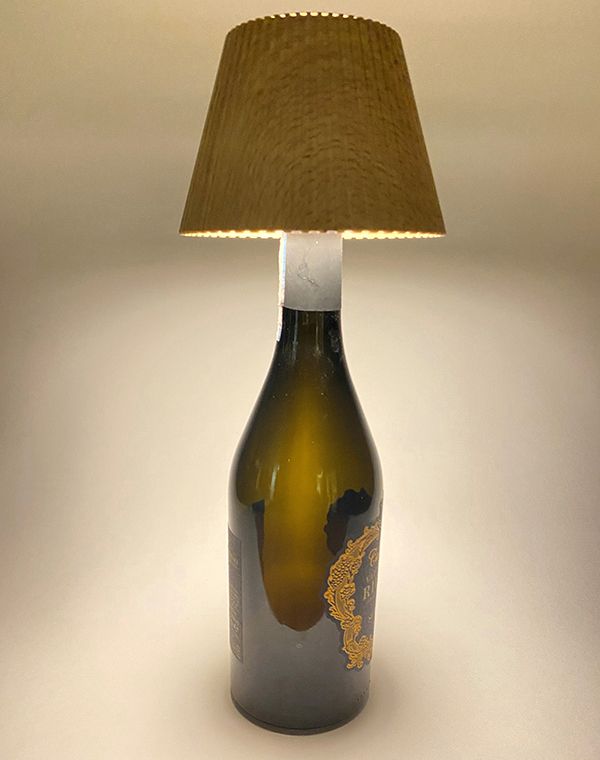  Lampeskjerm til flaske Homeline 3000 mAh batteri