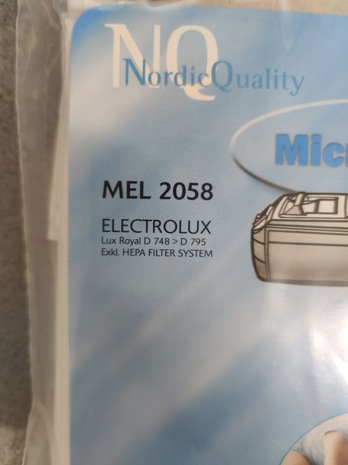 Hovedbilde Støvsugerposer MEL2058