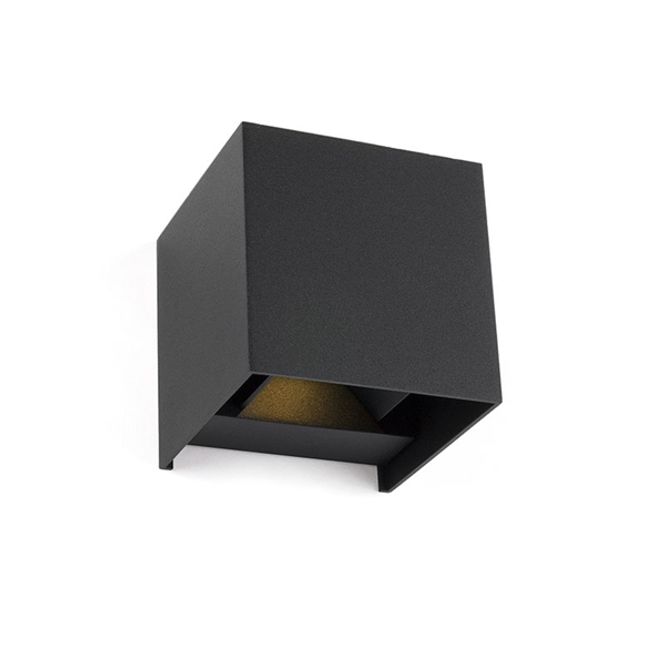 Hovedbilde Vegglampe Design Cube Black