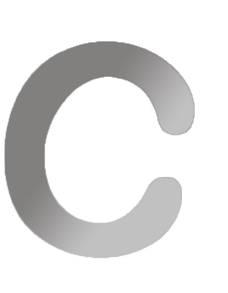 Husnummer Rustfritt stål