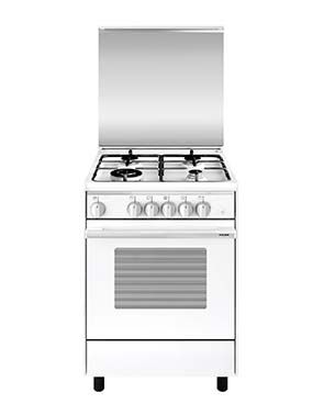 Gasskomfyr Elegance 60cm Hvit