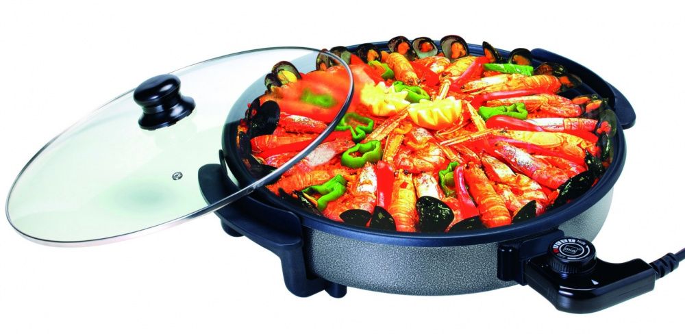  Elektrisk stekepanne Homeline rund 40 cm, 1500W