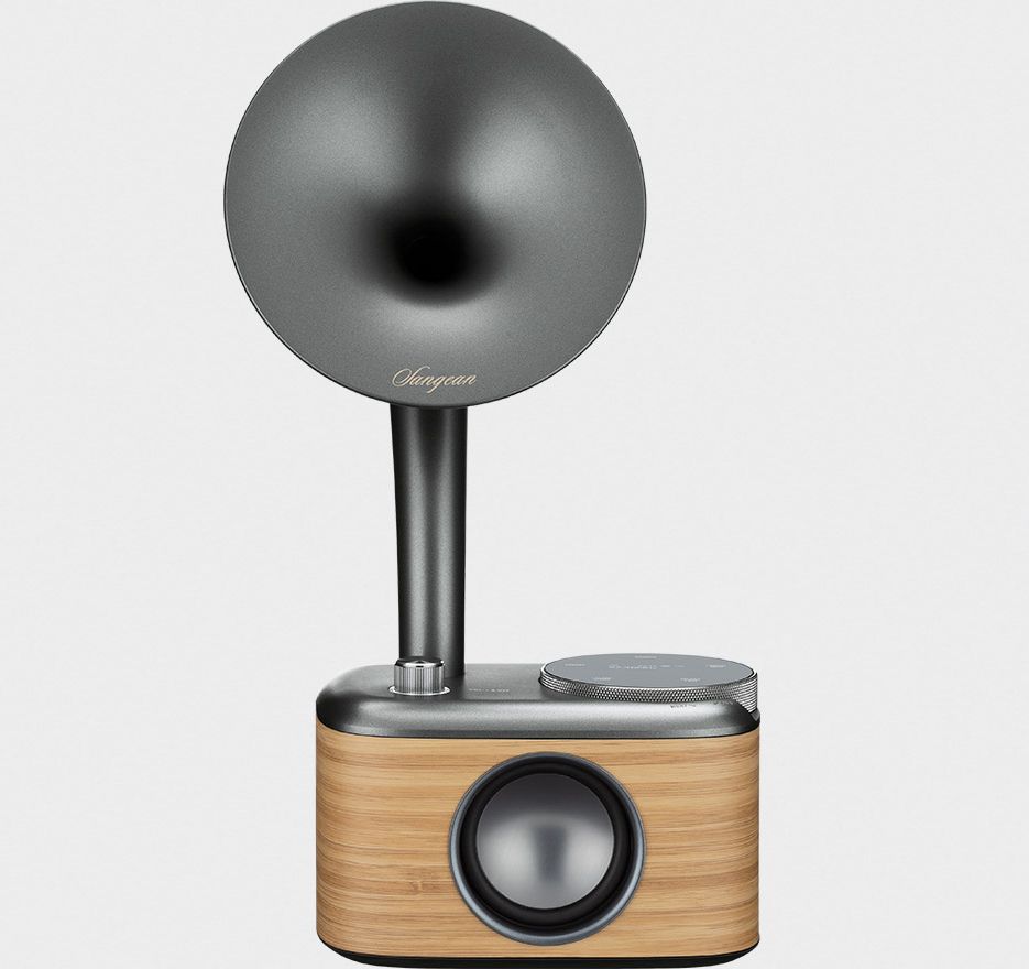 DAB radio BT Sangean CP100 lys trefarget Grammof.