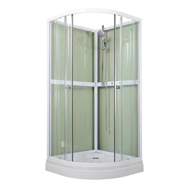 Hovedbilde Dusjkabinett  80 x 80 x 195 cm Aurora Round 