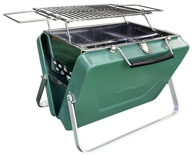 Hovedbilde Flergangsgrill, HomeLine Buddy, Grønn, koffert