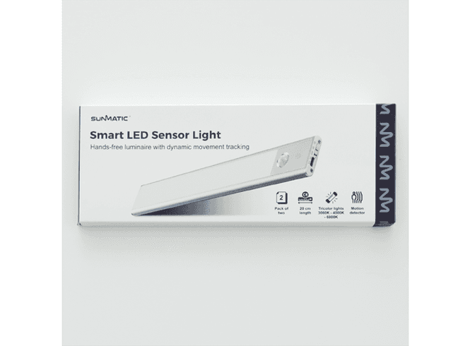 Hovedbilde Sunmatic Sensorlampe LED 20cm 2-pk