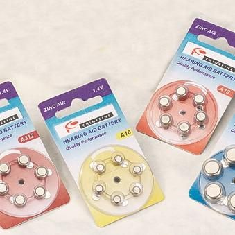 60 stk Høreapparatbatteri nr13 
