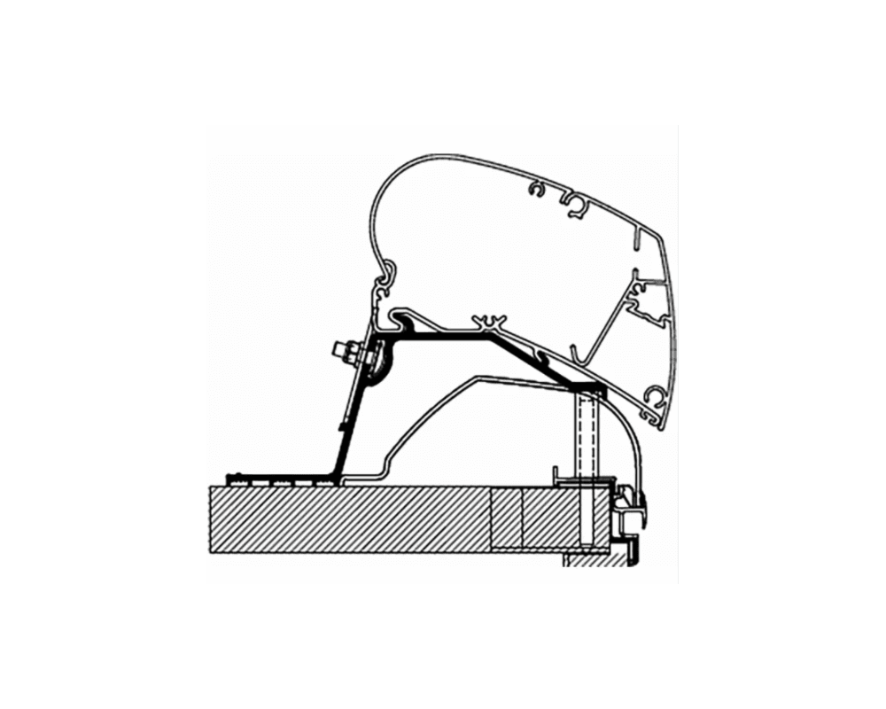 Feste Thule Roof Hobby caravan 2014-2023