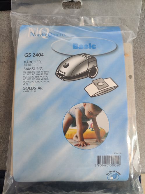 Hovedbilde Støvsugerposer MGS2404