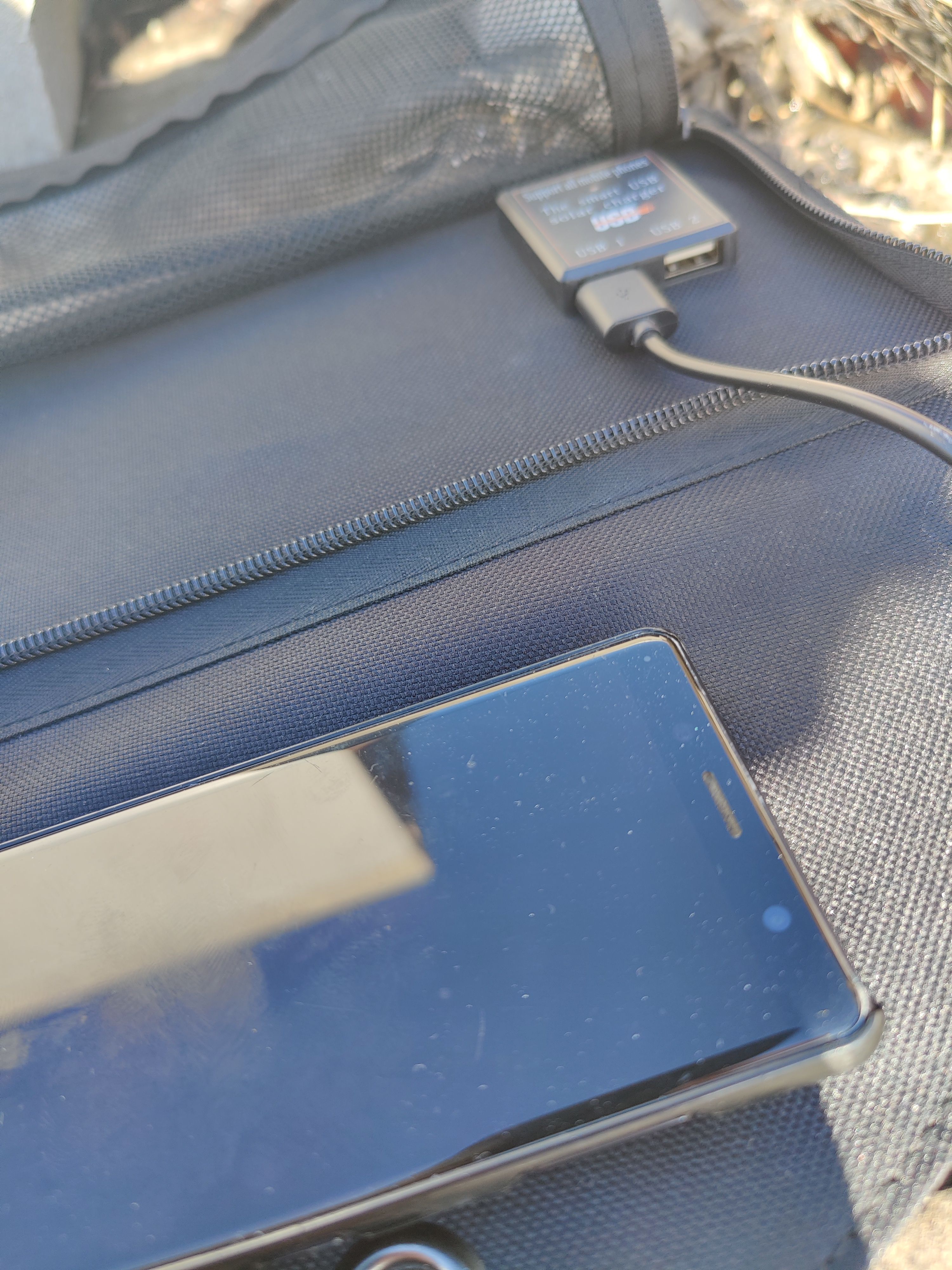 Dabradio med solcellepanel oppladbar 