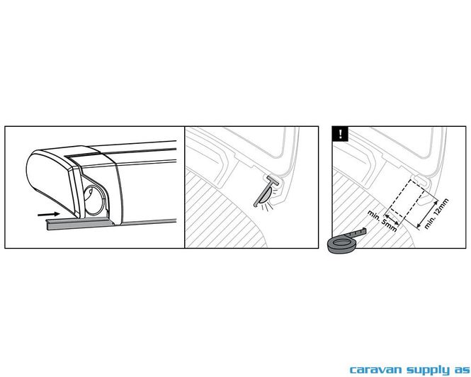 Hovedbilde Thule LED mounting rail 6300/6200/9200