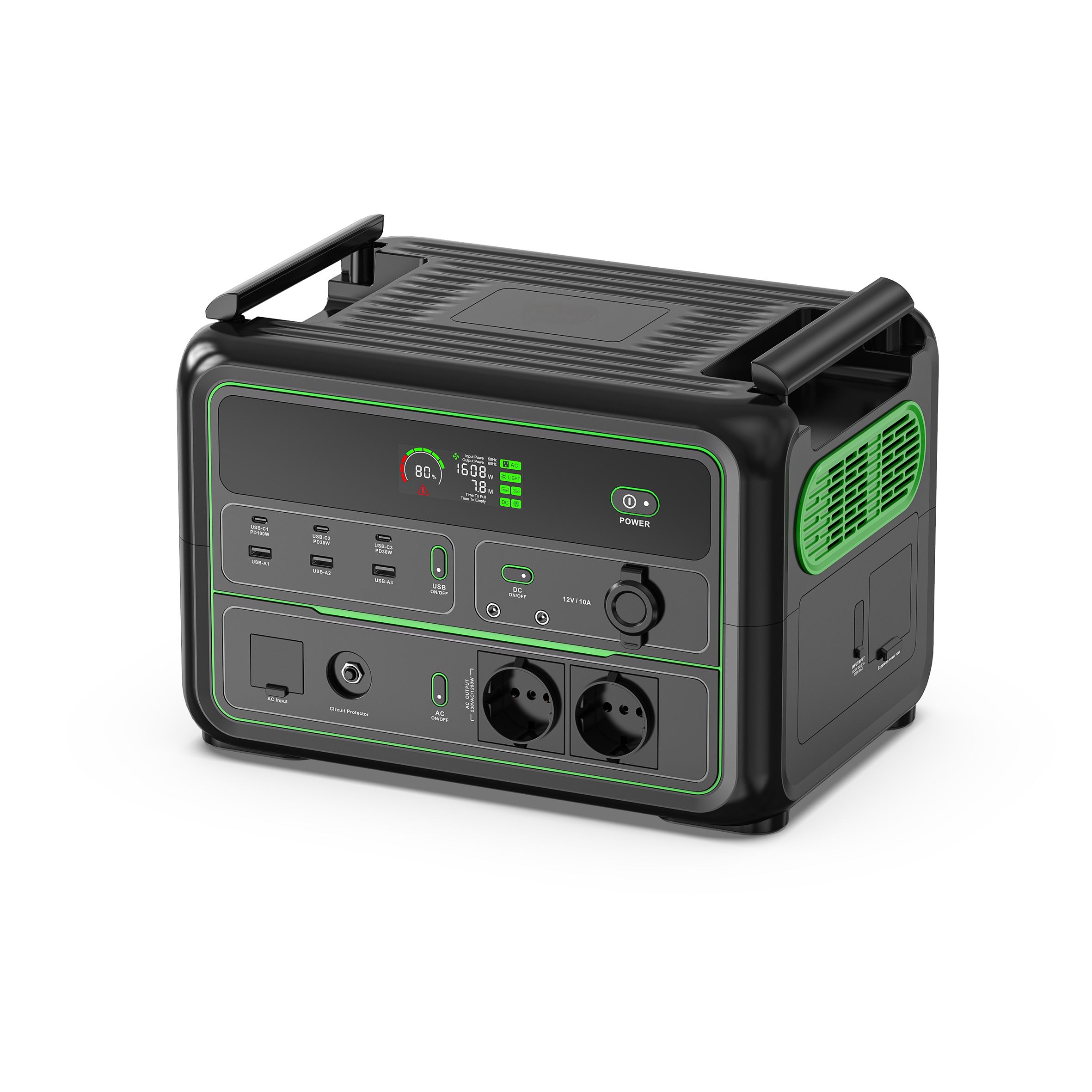 Bærbar strømforsyning Sunwind Flash 1200W