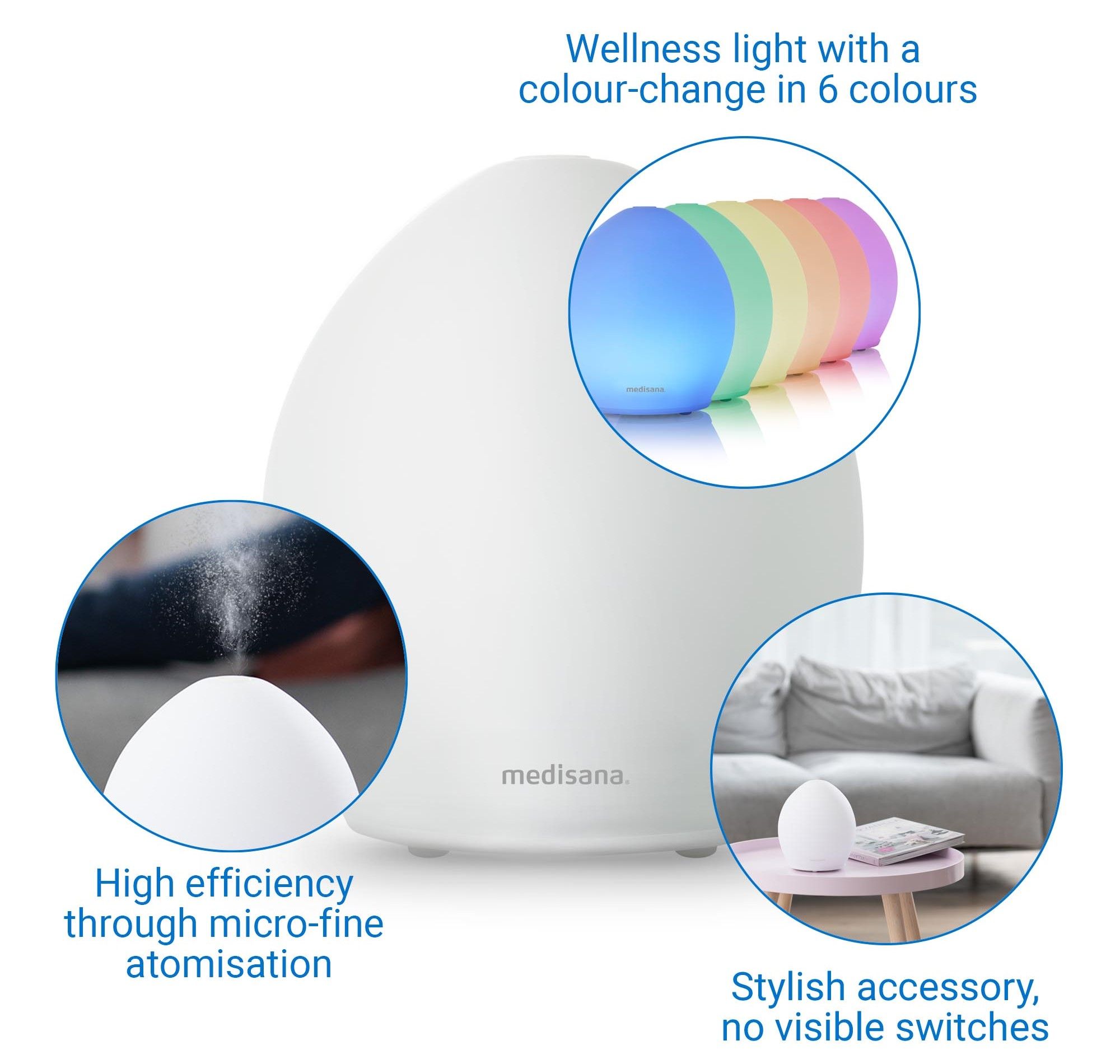 Aroma diffuser Medisana AD 635,12W, 100 ml