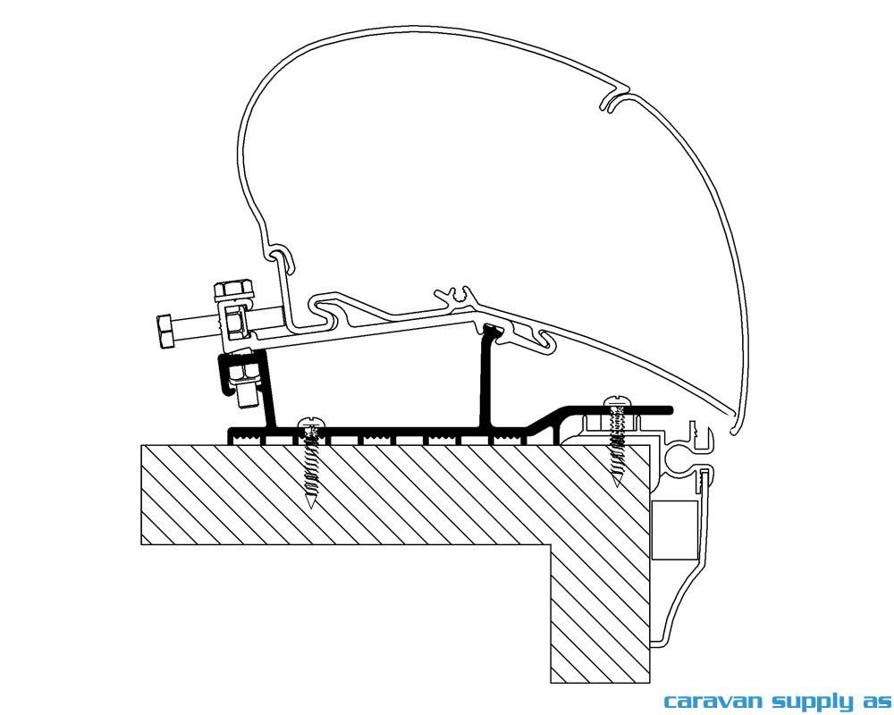 Feste Omnistor 6/9-serie Hobby Caravan-09 4stk 308