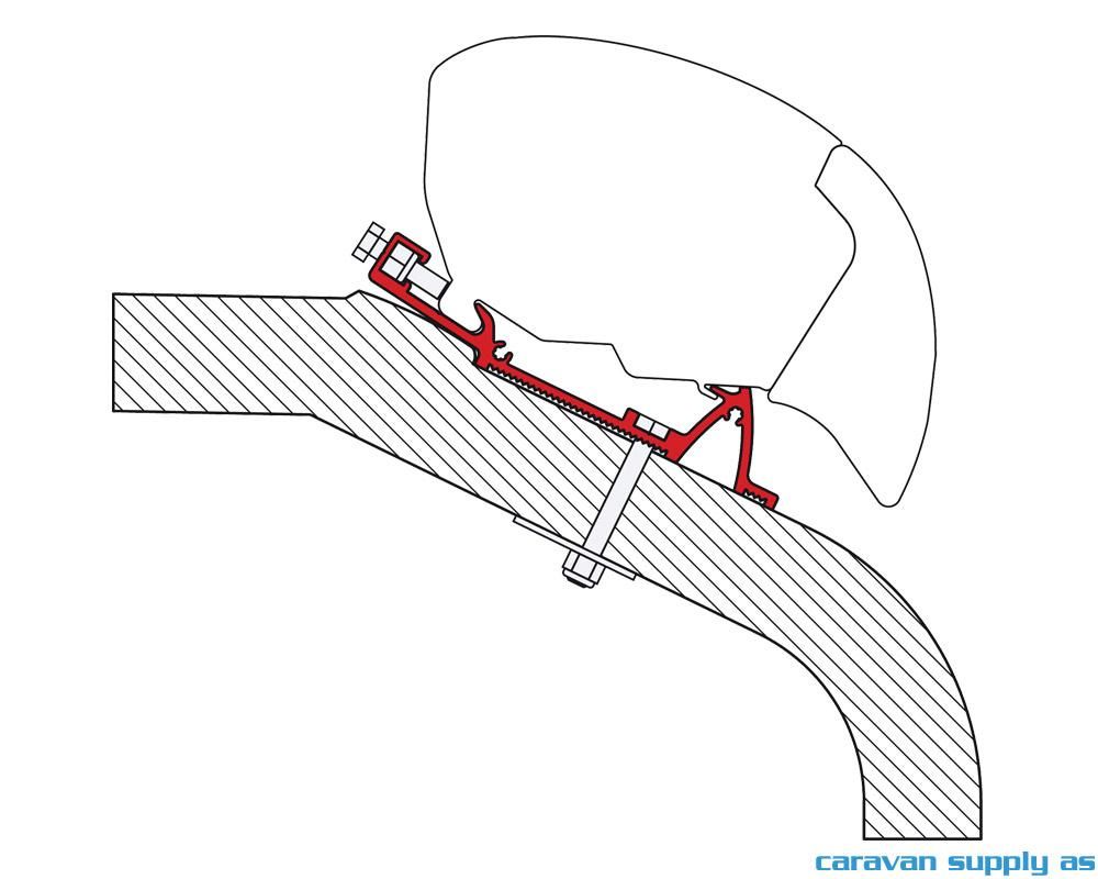 Feste F65/80 LMC TEC 370cm skinne 98655-775