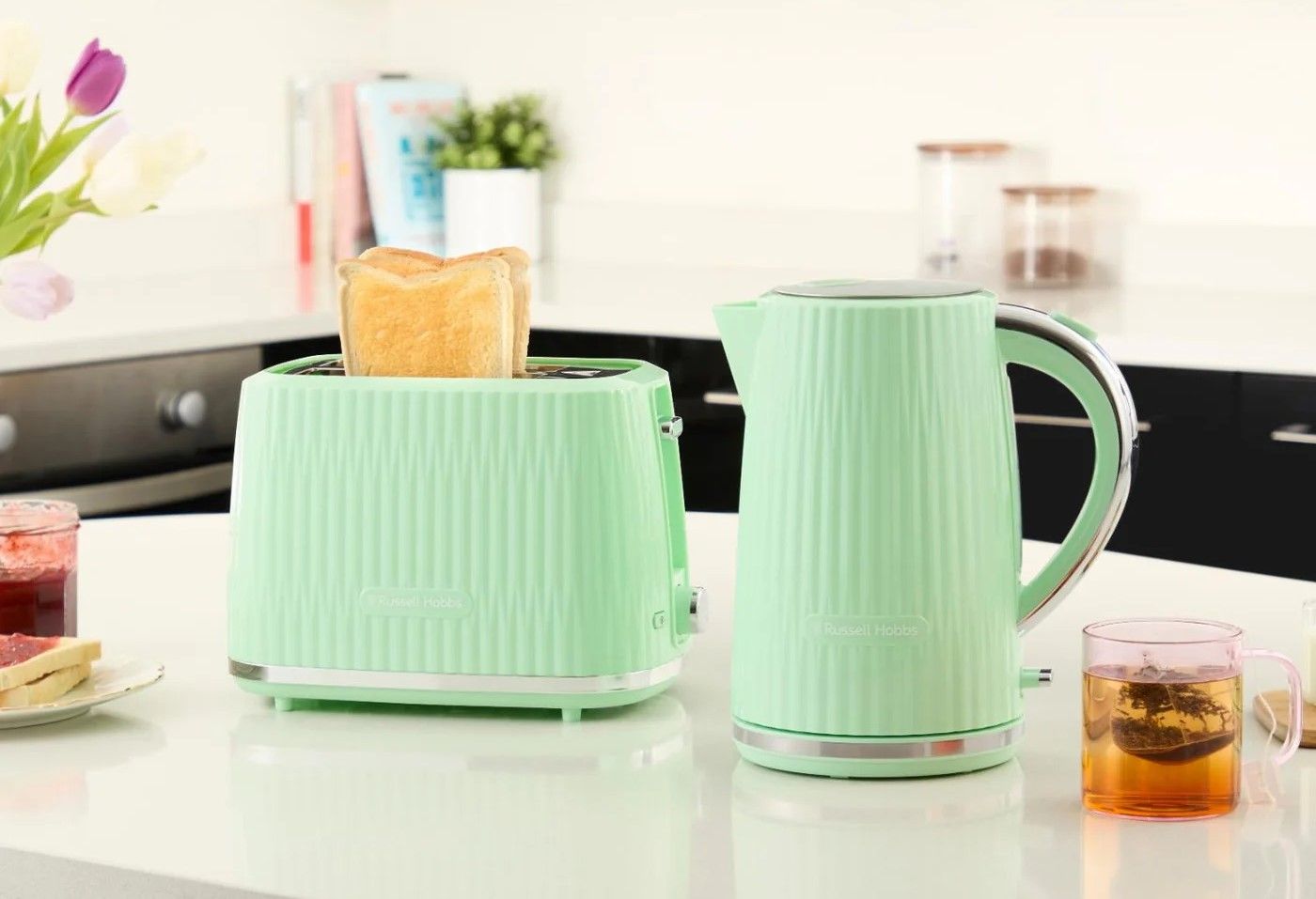 Brødrister Russell Hobbs Eden Pistachio